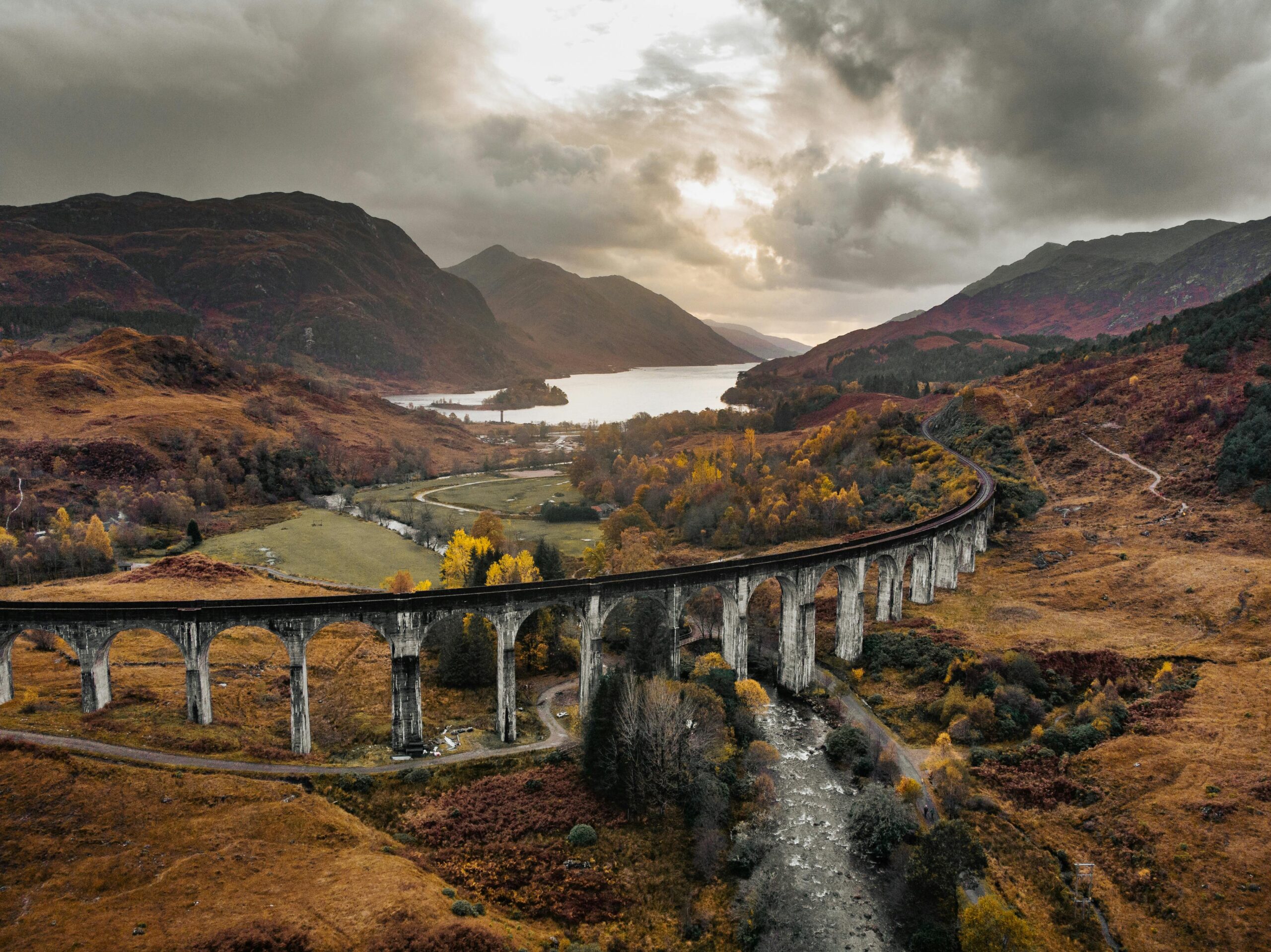 Glenfinnan to Mallaig, Scotland. Breathtaking scenery on the iconic West Highland Line.