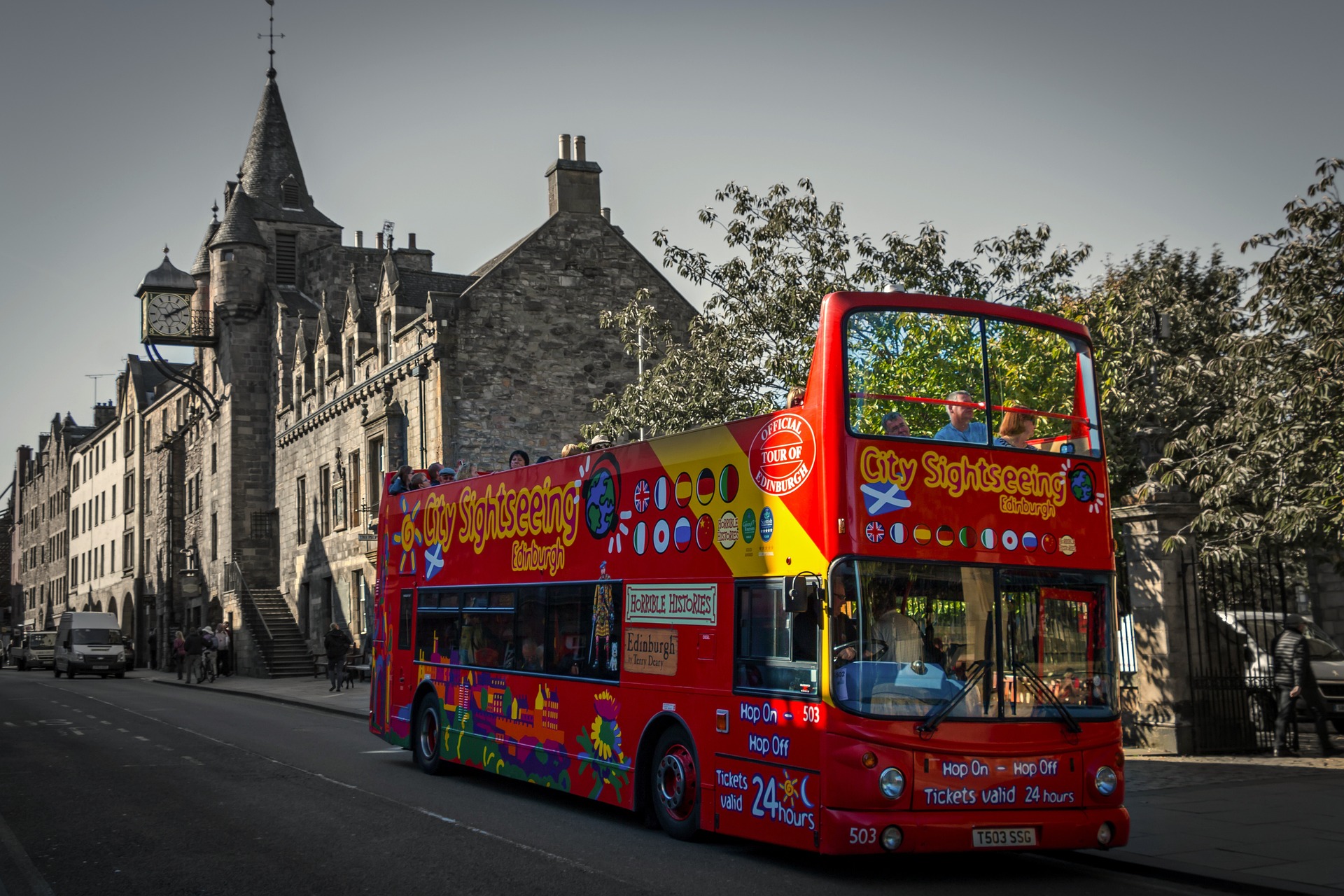 Walk in the footsteps of history along Edinburgh's famous Royal Mile, lined with shops, restaurants, and iconic landmarks.