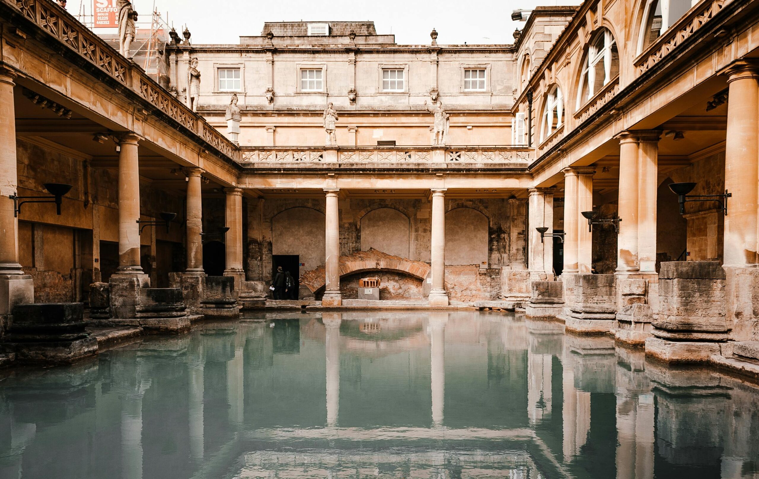 Step into ancient history at the Roman Baths, a remarkably preserved 2,000-year-old spa complex in Bath, England. 