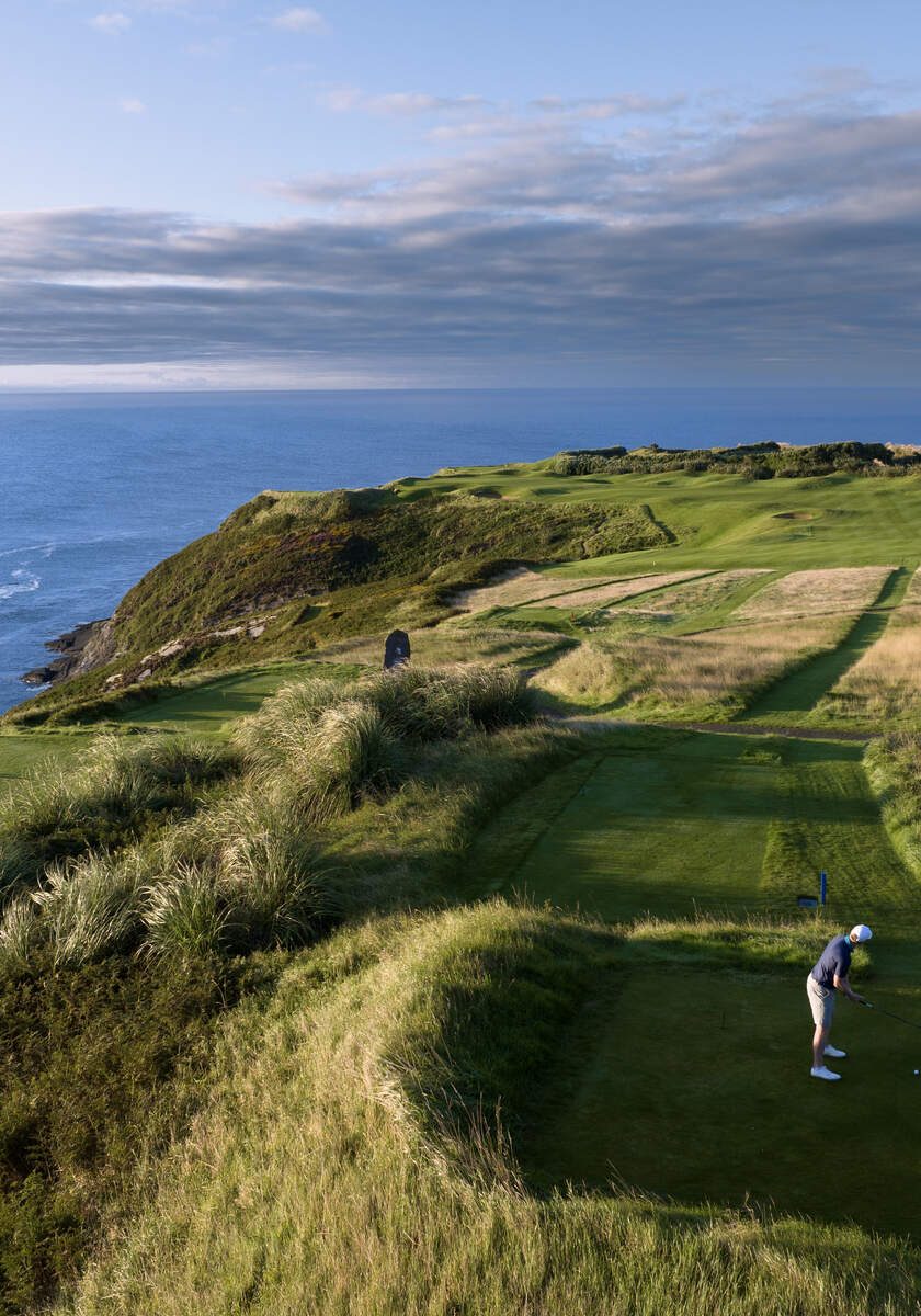 Old Head Golf Club Hole 2 Gun Hole Kinsale Cork Ireland